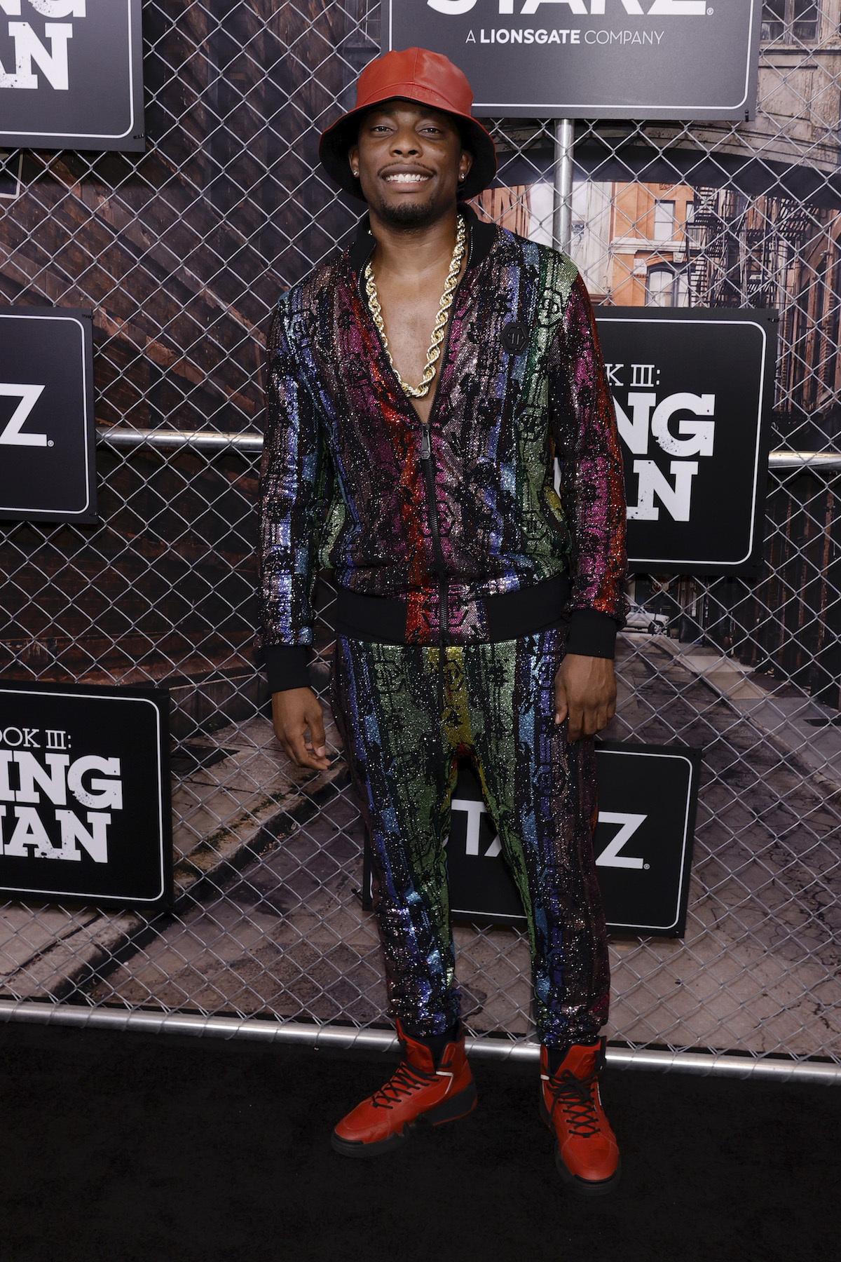 Woody McClain attends STARZ "POWER BOOK III: RAISING KANAN" RED CARPET AND WORLD PREMIERE