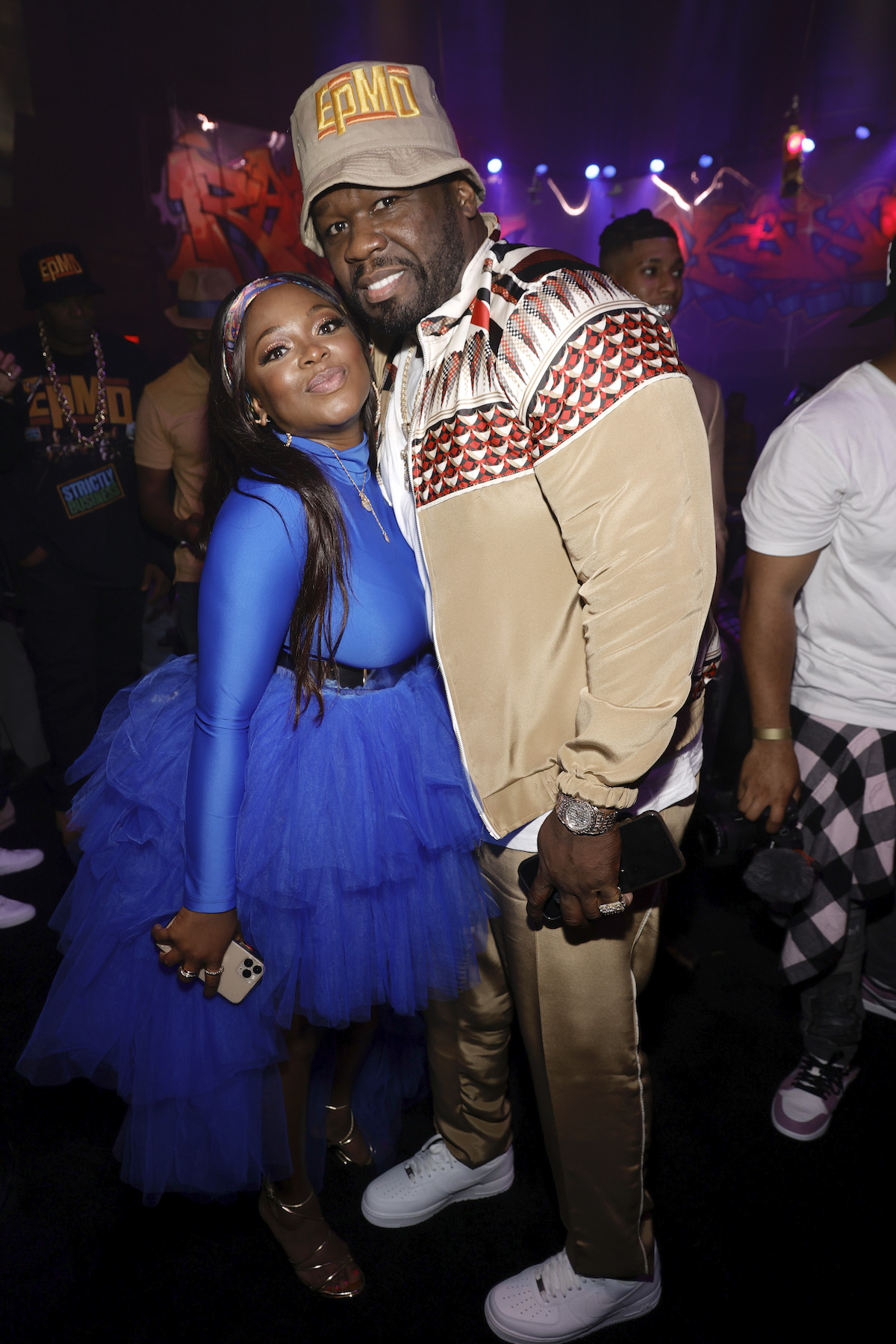 50 Cent and Naturi Naughton attend STARZ "POWER BOOK III: RAISING KANAN" RED CARPET AND WORLD PREMIERE