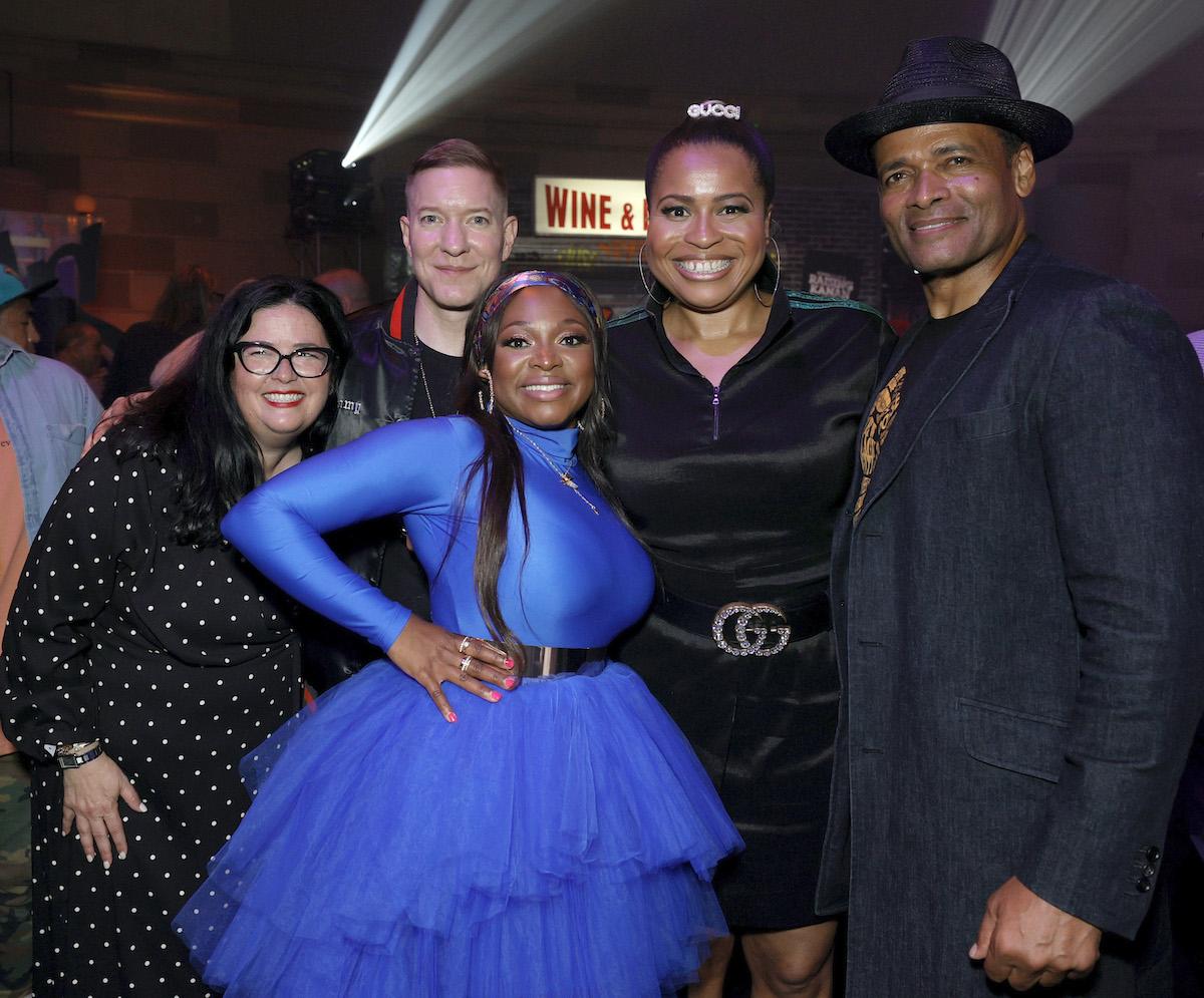 Naturi Naughton, Joseph Sikora, Courtney Kemp, Mario Van Peebles attend STARZ "POWER BOOK III: RAISING KANAN" RED CARPET AND WORLD PREMIERE