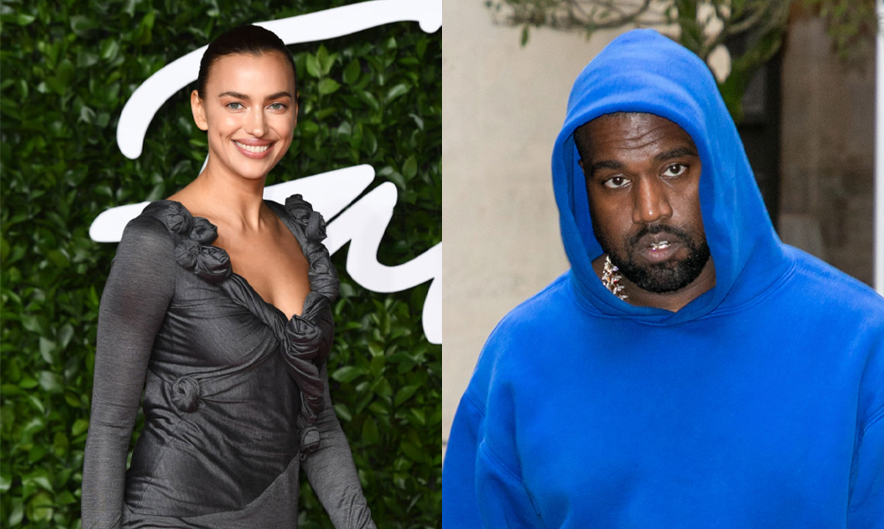Kanye West and Irina Shayk