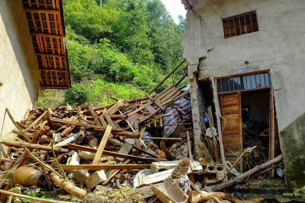 CHINA-WEATHER-MUDSLIDE