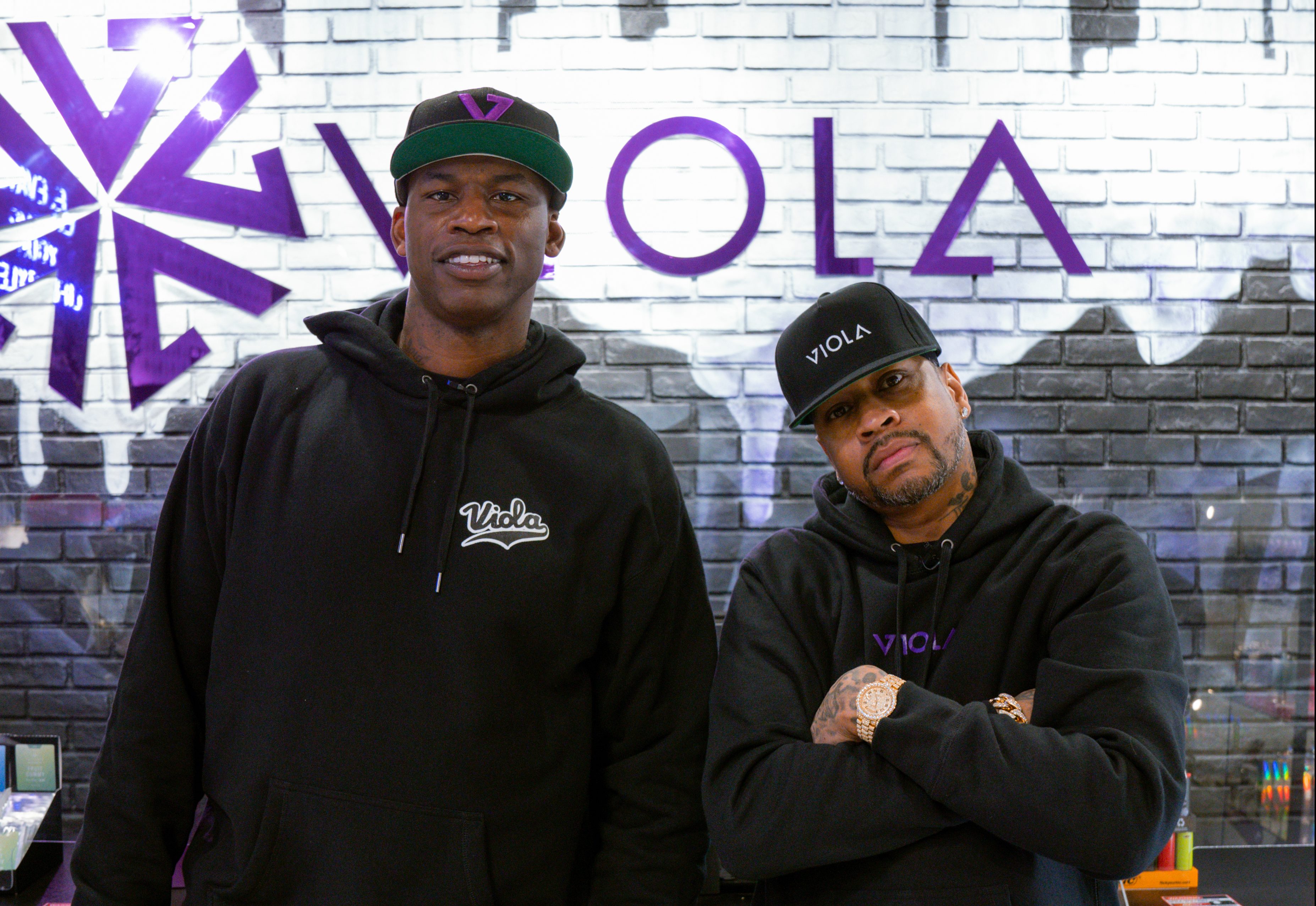 Allen Iverson and Al Harrington