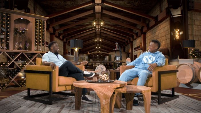 Nick Cannon makes a guest appearance on Kevin Hart's new Peacock show Hart to Heart