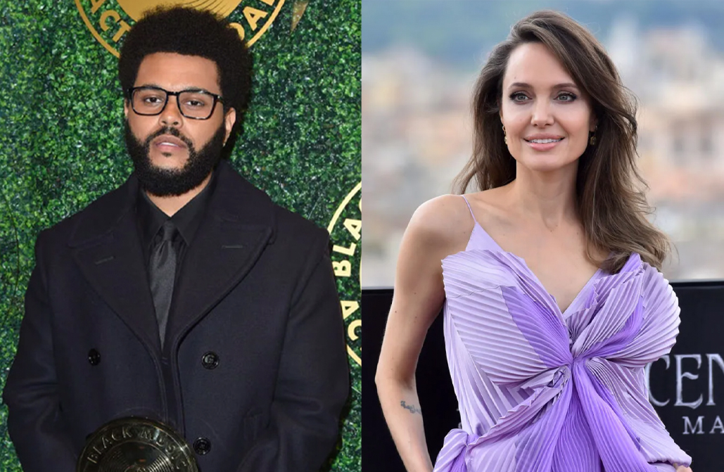 Angelina Jolie and The Weeknd