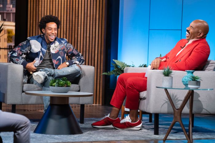 Ludacris and Steve Harvey appear together on STEVE on Watch