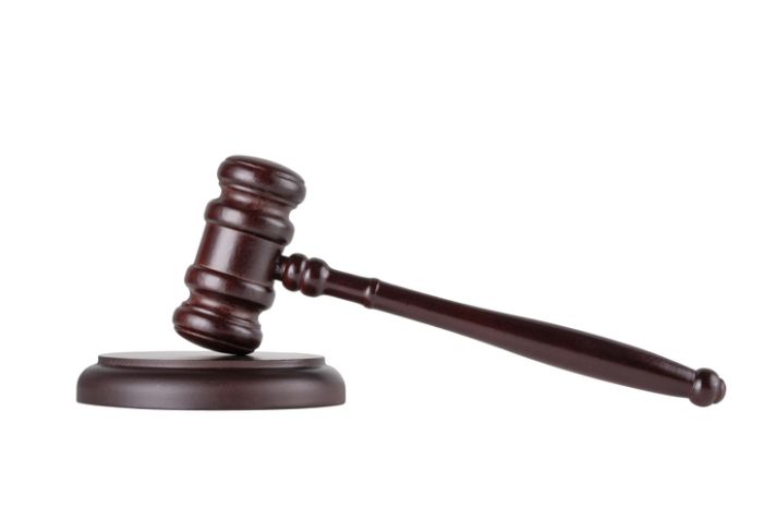 Gavel Isolated on White