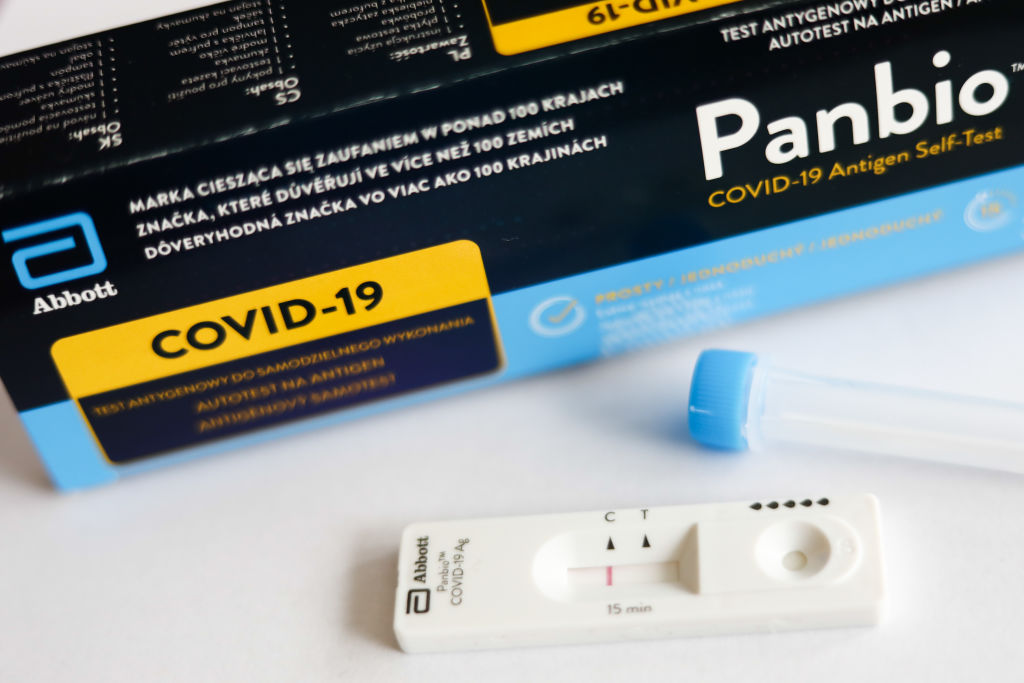 Abbott COVID-19 Self-Test Photo Illustrations