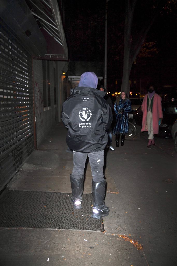 Kanye West and Julia Fox had a date to see "Slave Play"