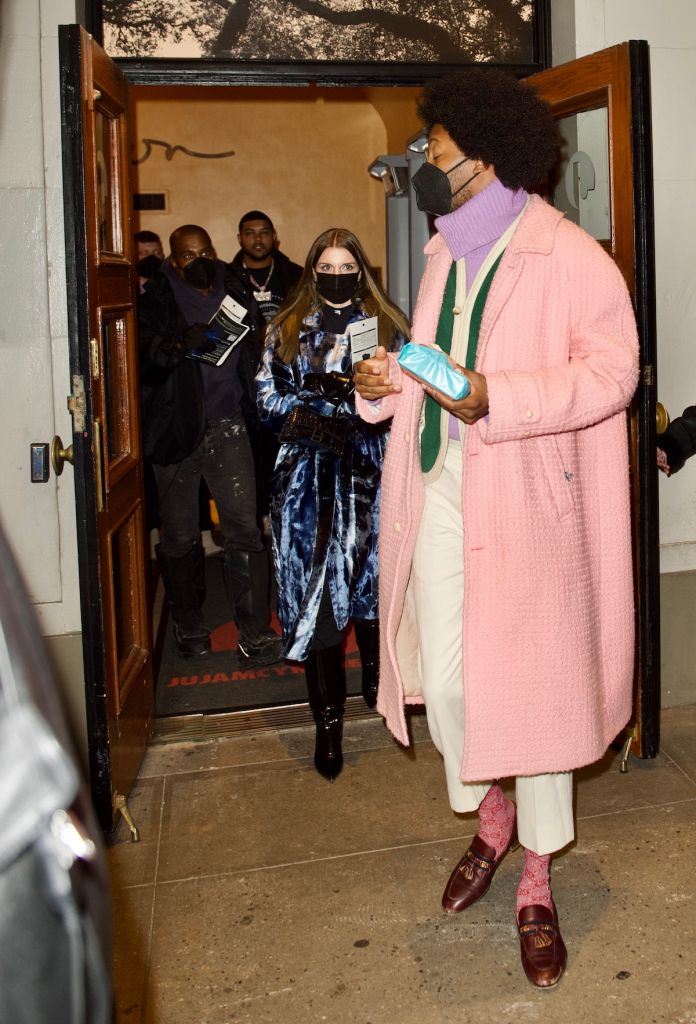 Kanye West and Julia Fox had a date to see "Slave Play"