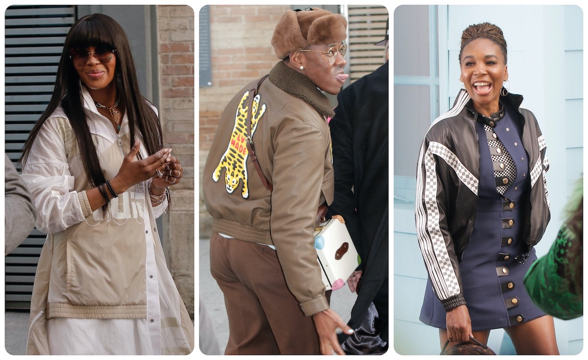 arrivals for Louis Vuitton's Fall/Winter 2022 Paris Fashion Week Show