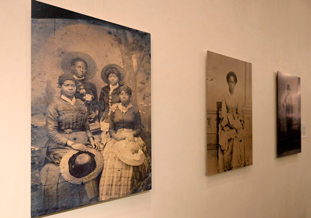 The award-winning Kinsey African American Art & History Collection on display at Sofi Stadium in Inglewood.
