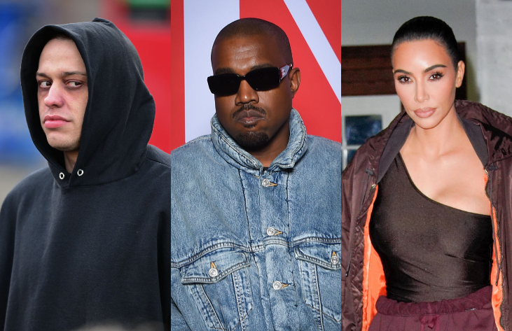 Kanye West, Kim Kardashian, Pete Davidson