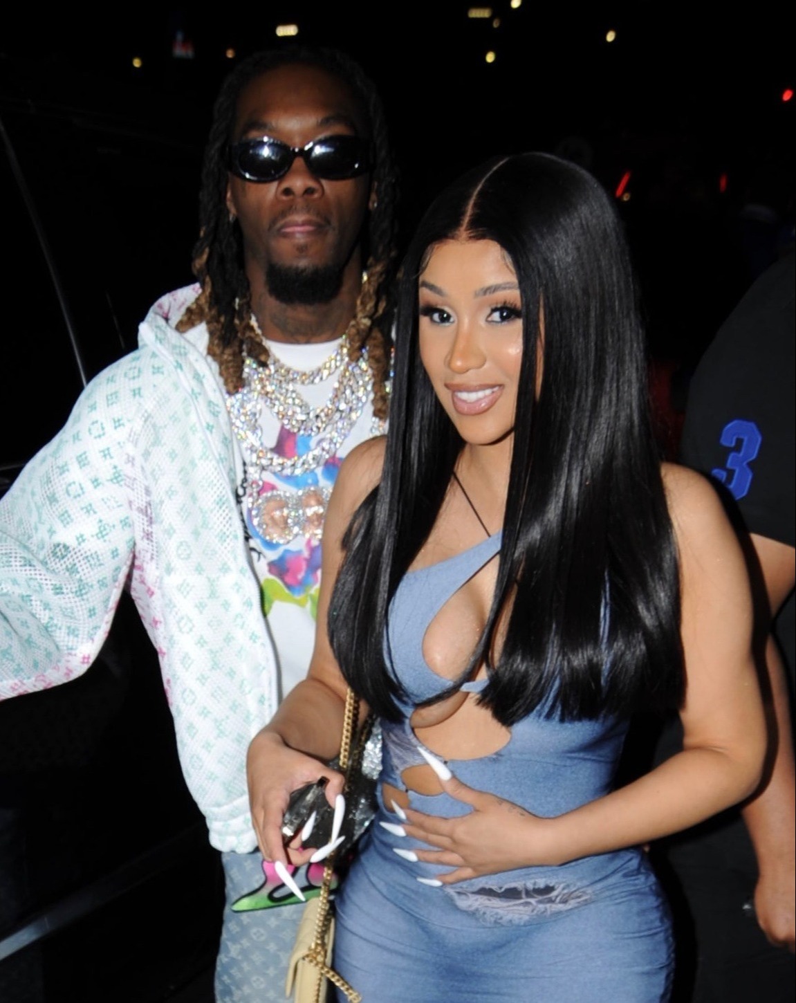 Cardi B and Offset leaveSoFi Stadium following Rams 2022 Super Bowl win