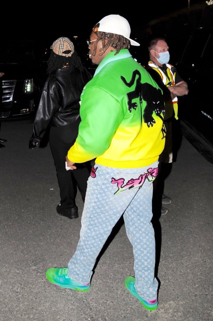 Gunna exits SoFi Stadium following Rams 2022 Super Bowl win