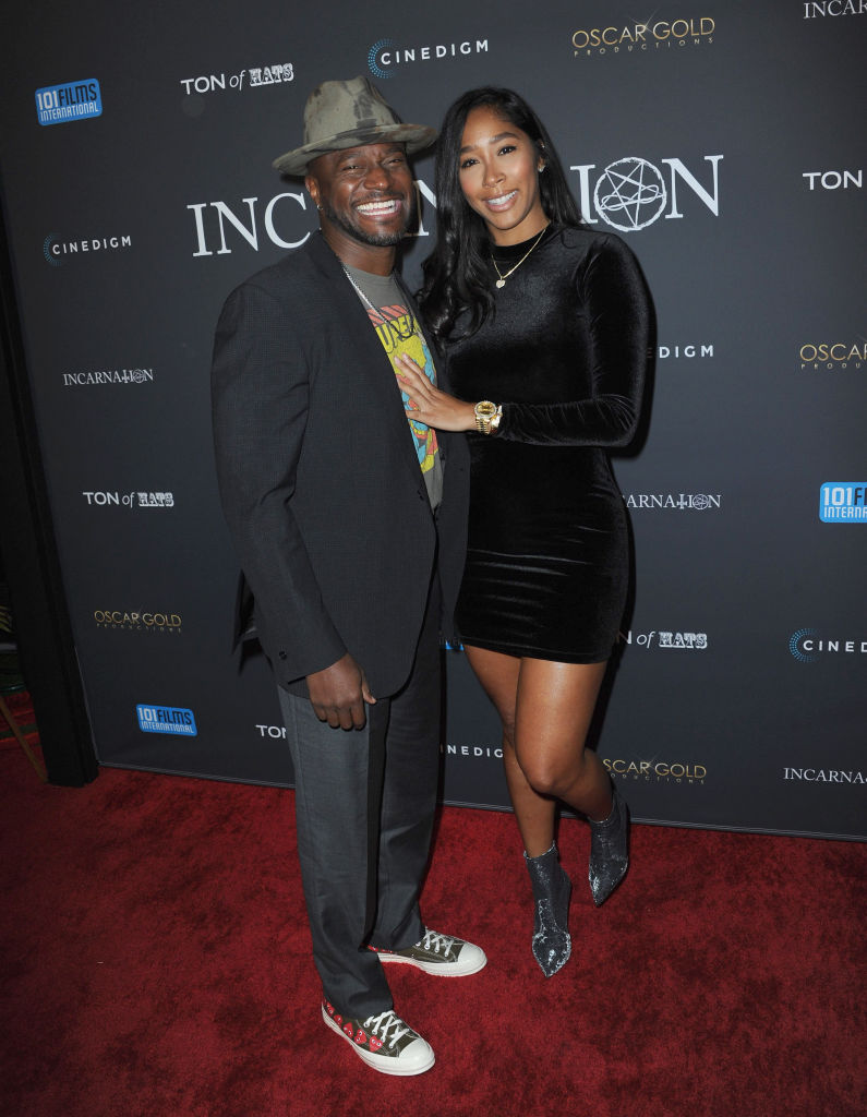 Alleged couple Apryl Jones and Taye Diggs attend World Premiere Private Screening Of "Incarnation"
