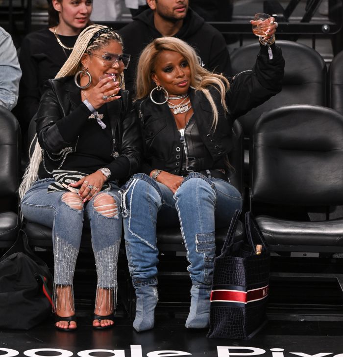Celebrities Attend Boston Celtics v Brooklyn Nets Game