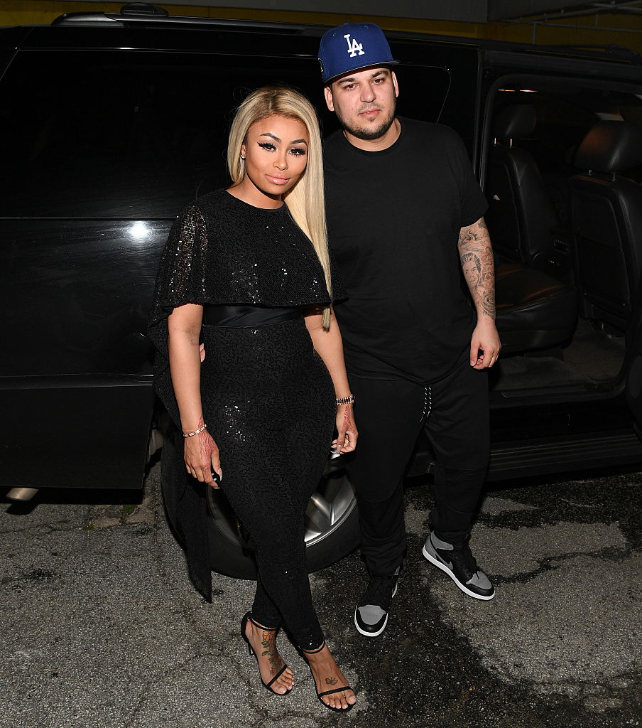 Blac Chyna & Rob Kardashian Visit Onyx Nightclub