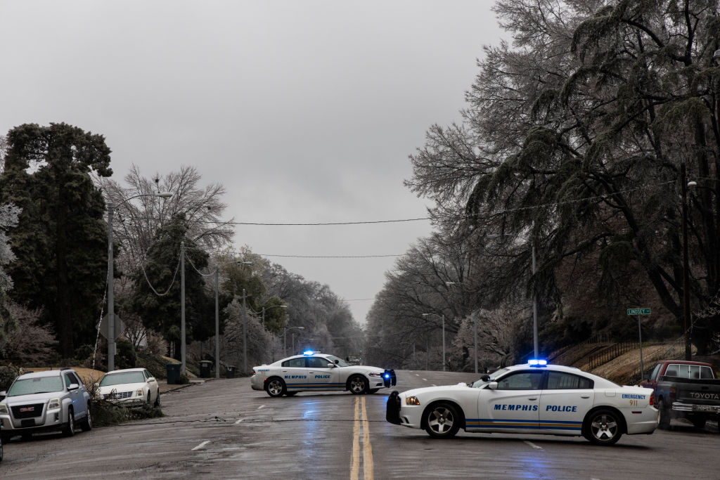 Large Winter Storm Brings Ice And Snow To Large Swath Of Southern States Up Through Northeast