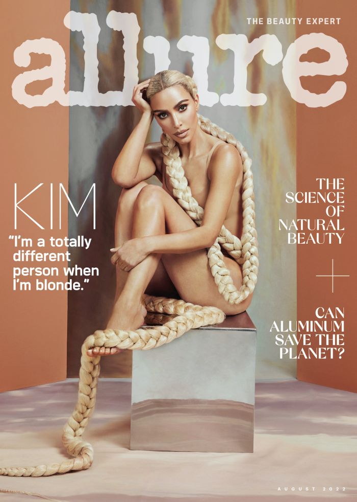 Kim Kardashian August Allure Cover