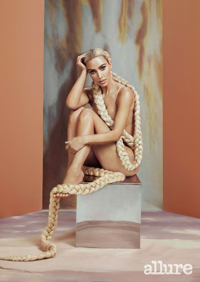 Kim Kardashian August Allure Cover