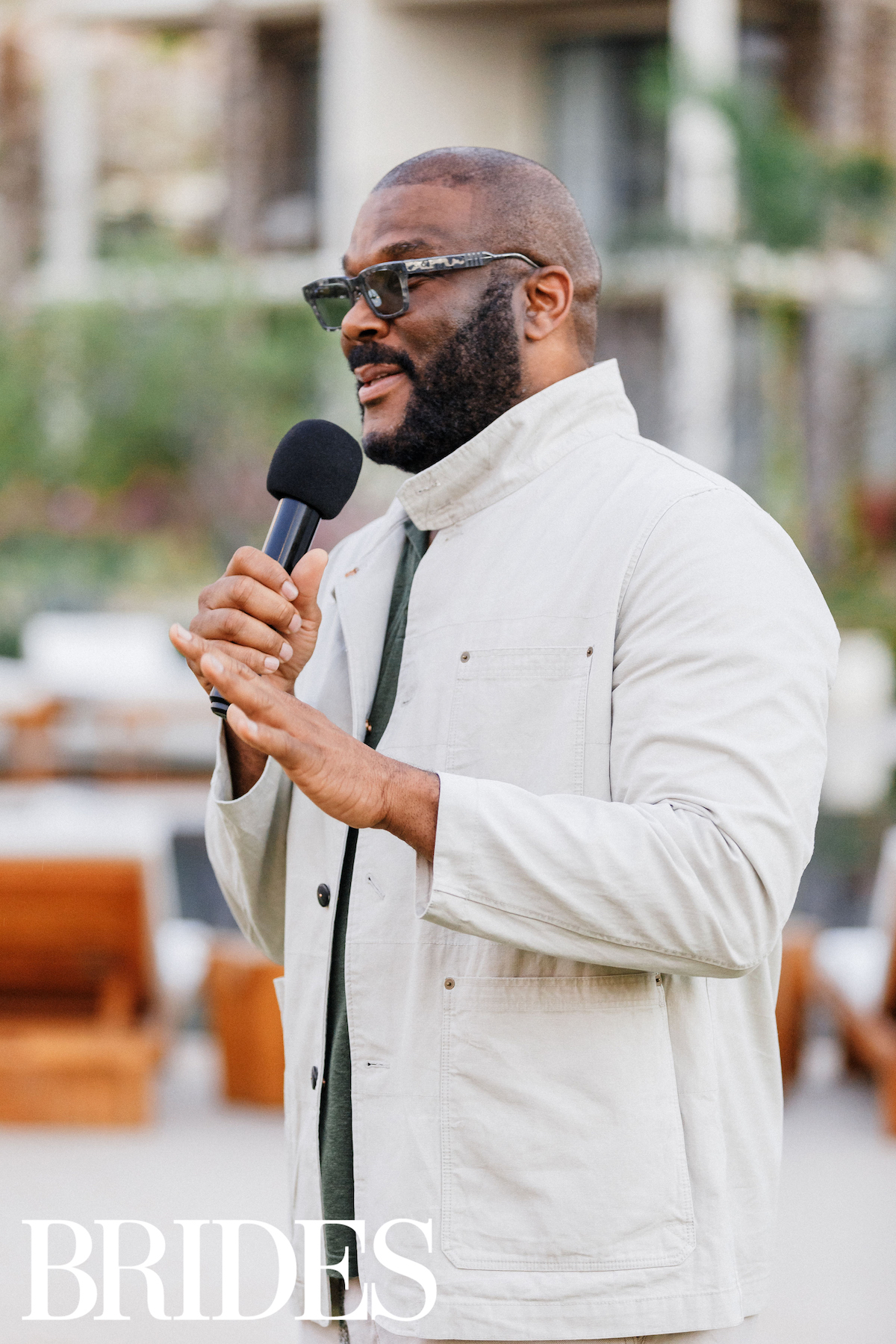 Brides Destination Wedding Issue Featuring Tika Sumpter and Nick James (Muscarella)