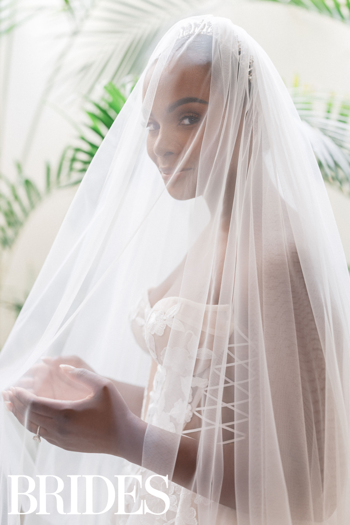 Brides Destination Wedding Issue Featuring Tika Sumpter and Nick James (Muscarella)