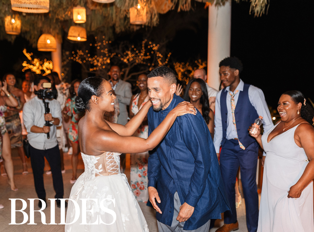 Brides Destination Wedding Issue Featuring Tika Sumpter and Nick James (Muscarella)