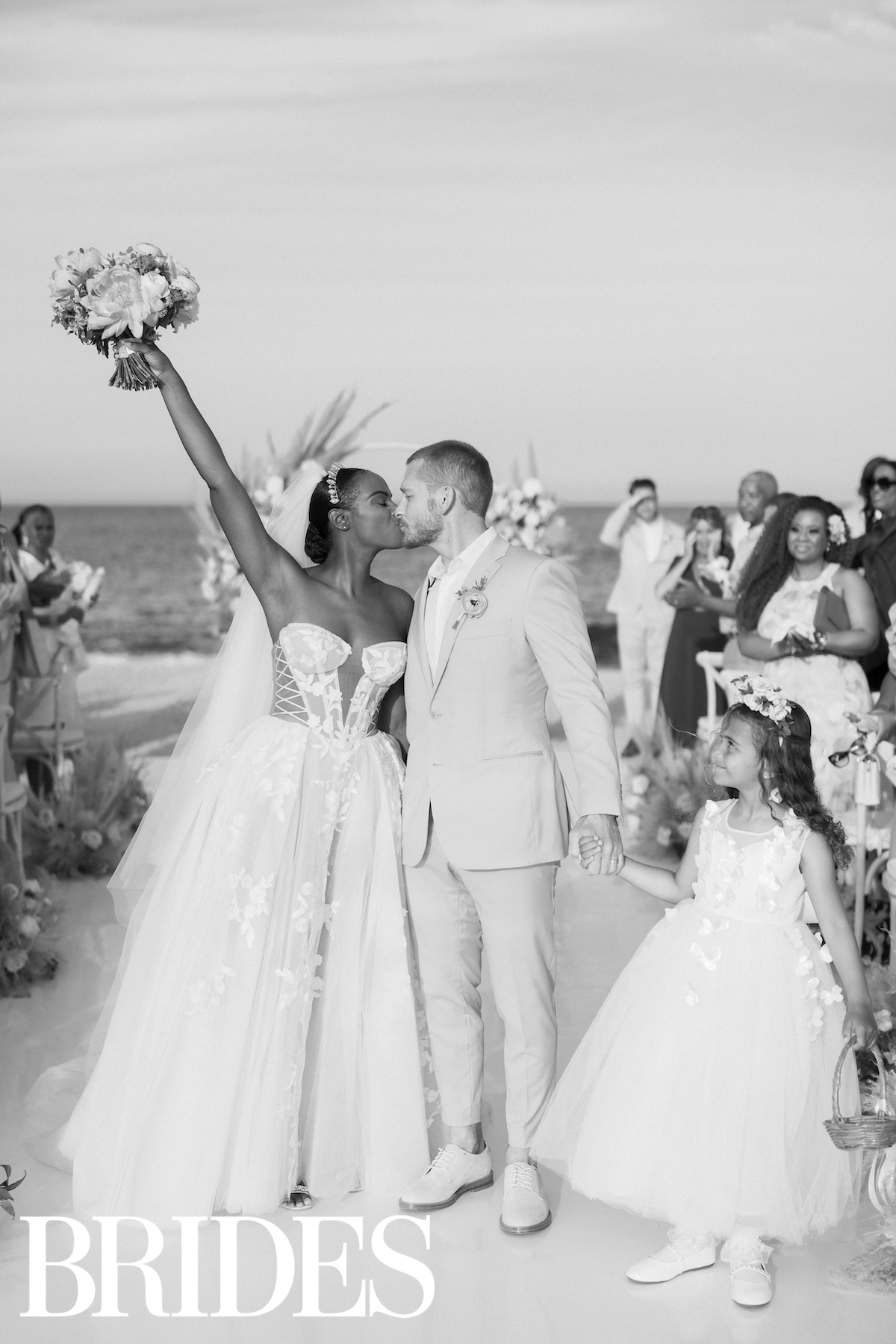 Brides Destination Wedding Issue Featuring Tika Sumpter and Nick James (Muscarella)