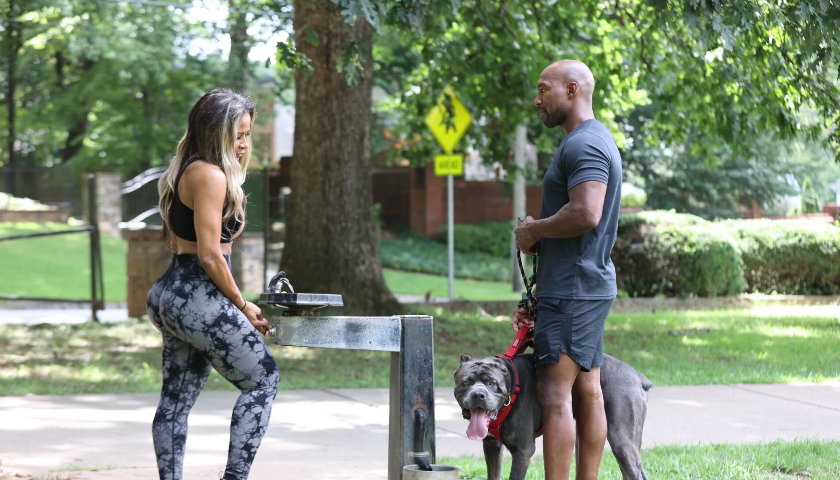 Sheree Whitfield and Martell Holt
