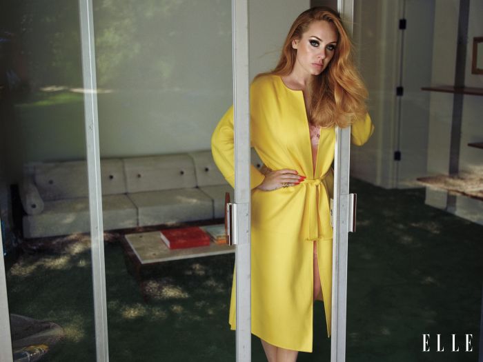 Adele covers Elle Magazine