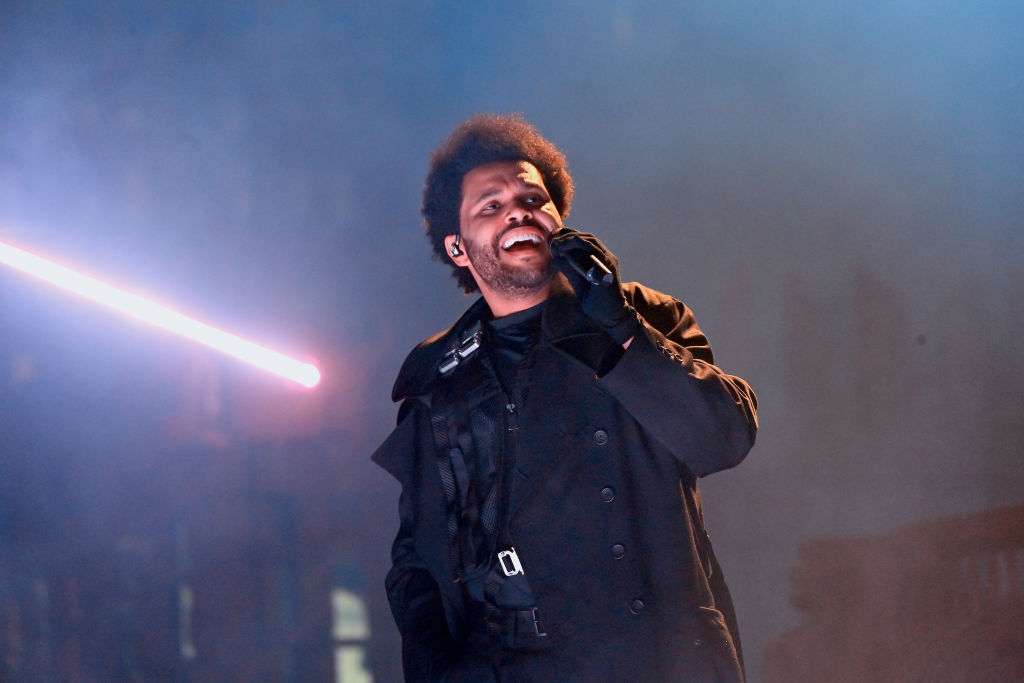 The Weeknd Performs At Mercedes-Benz Stadium