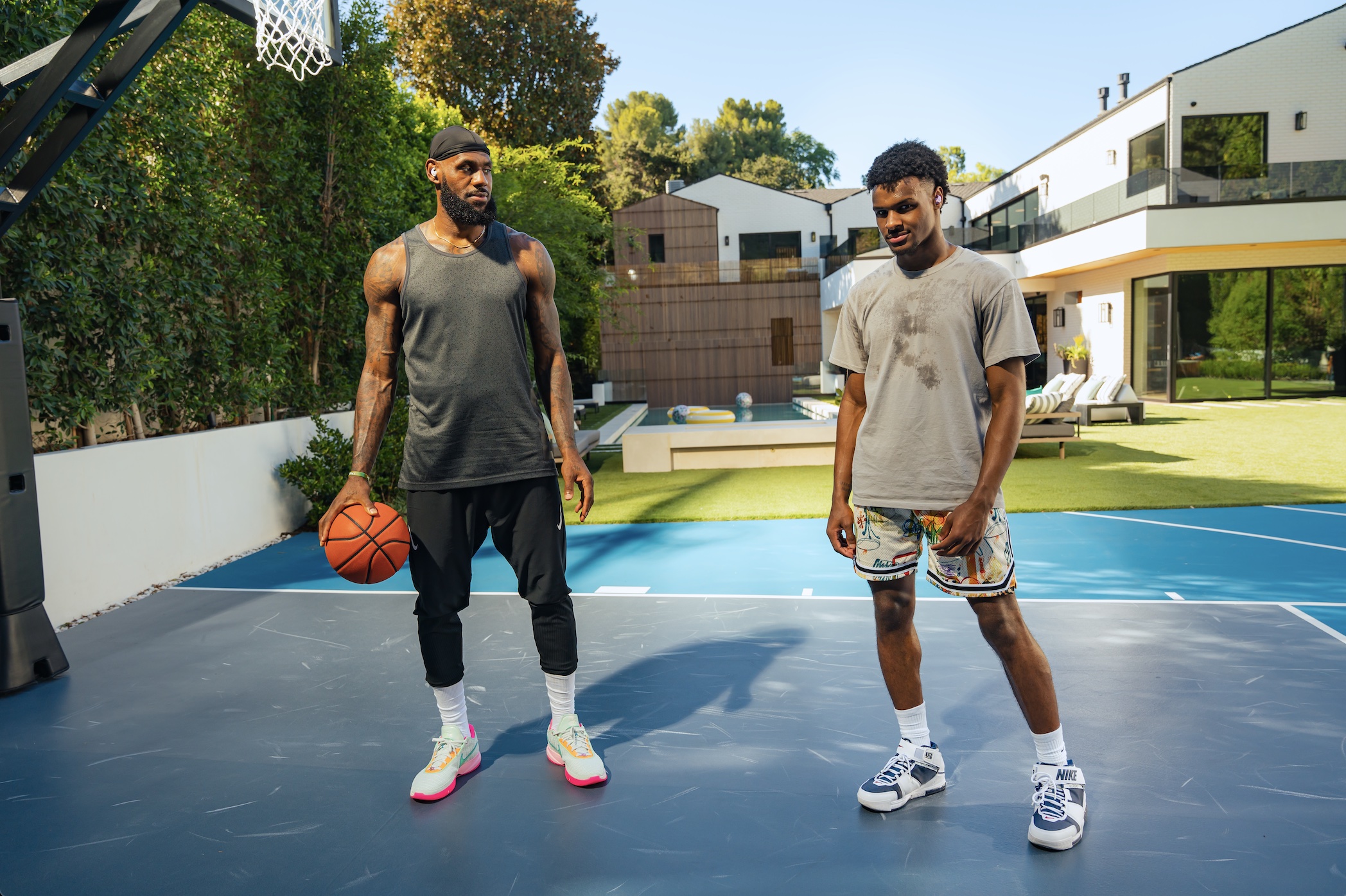 Bronny and LeBron Beats Campaign