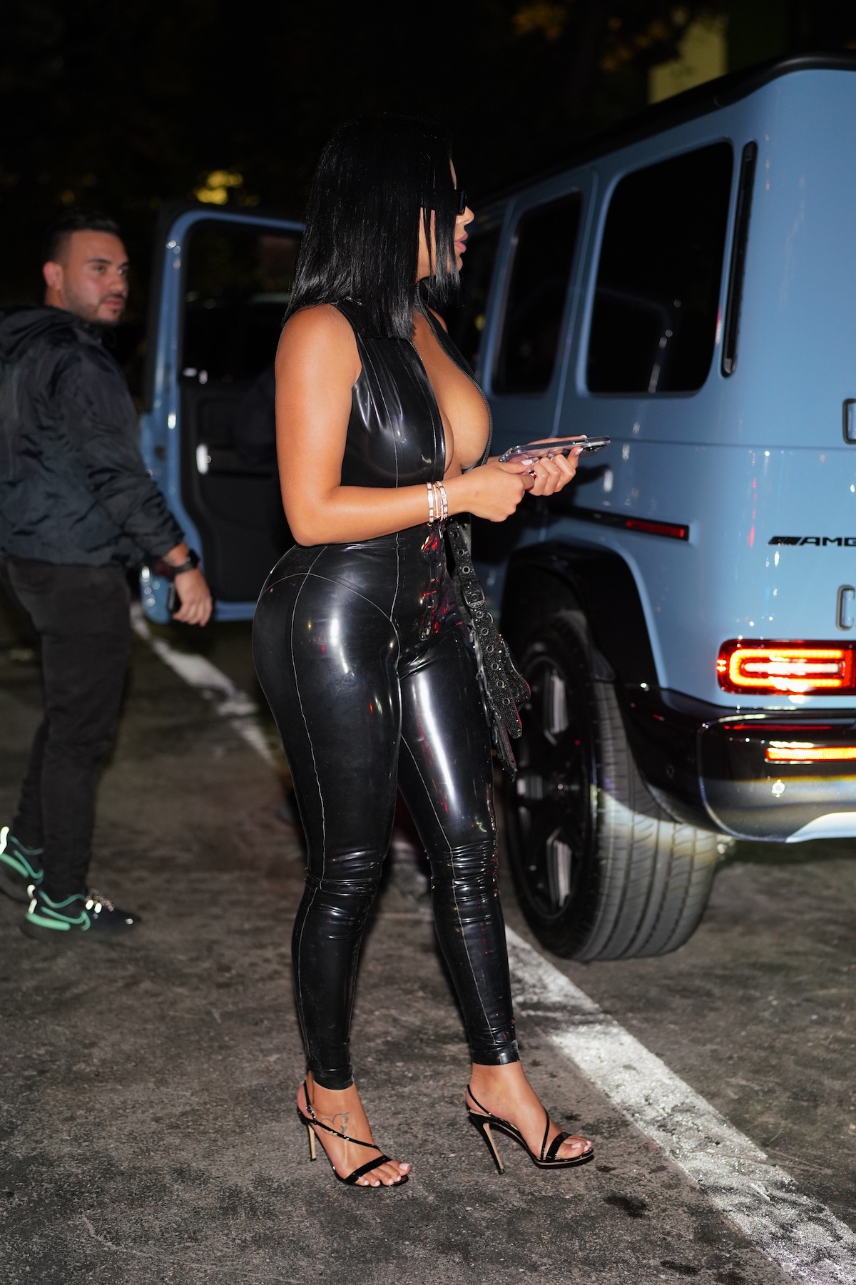Chaney Jones attends Drake's birthday party at Sexy Fish