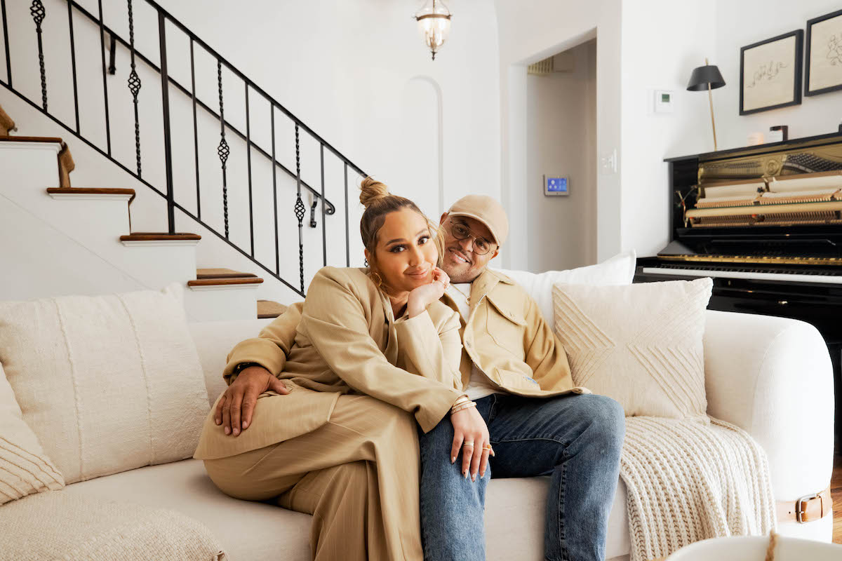 Adrienne Bailon and Israel Houghton MTV cribs photos
