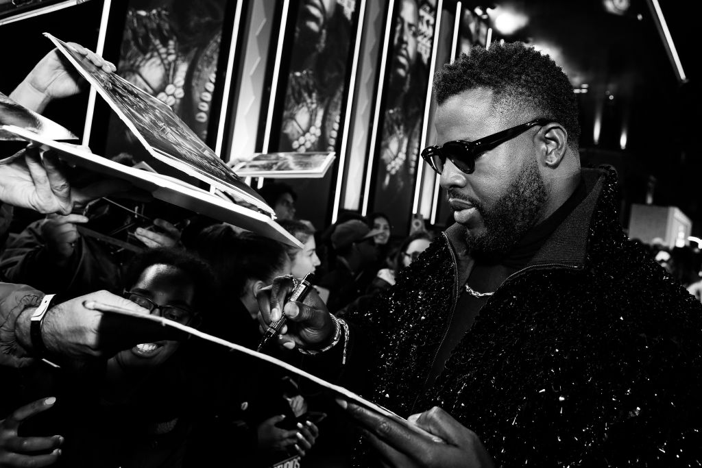 Winston Duke and Co During the Black Panther Tour in London, UK & Lagos, Nigeria