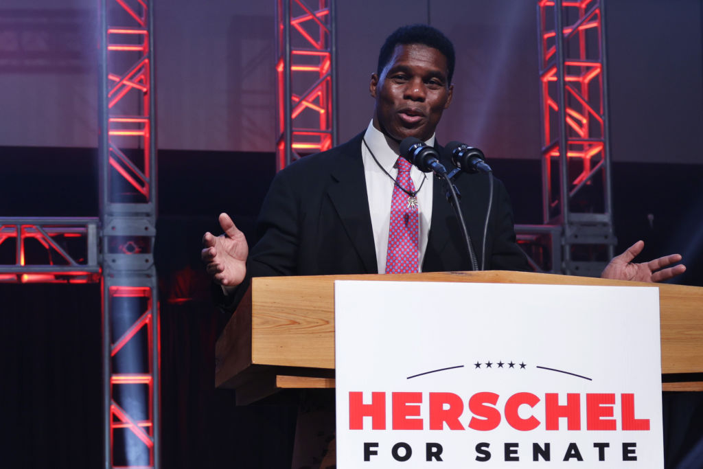 Georgia Republican Senate Candidate Herschel Walker Holds Runoff Election Night Event