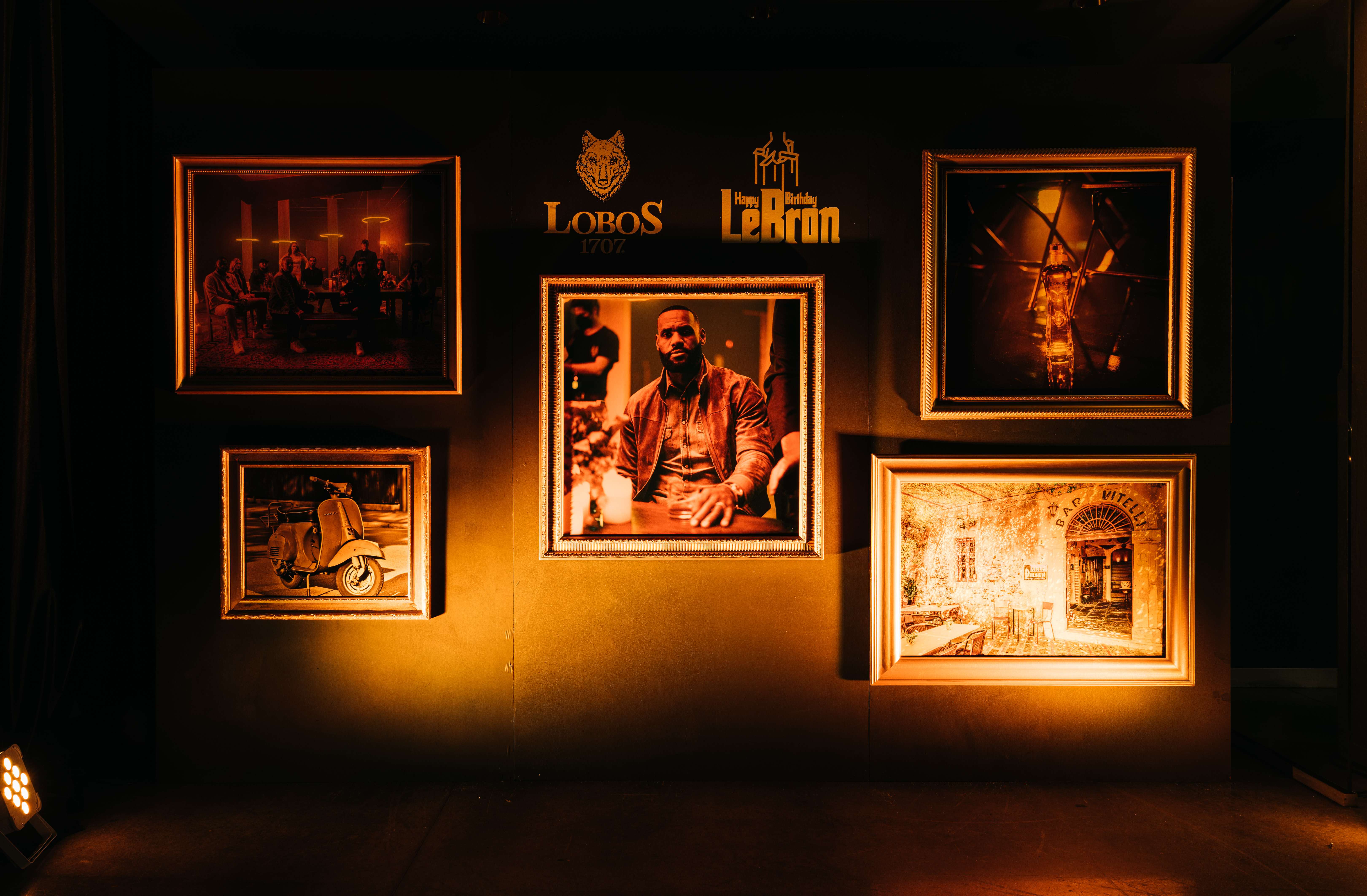 LeBron James birthday bash assets