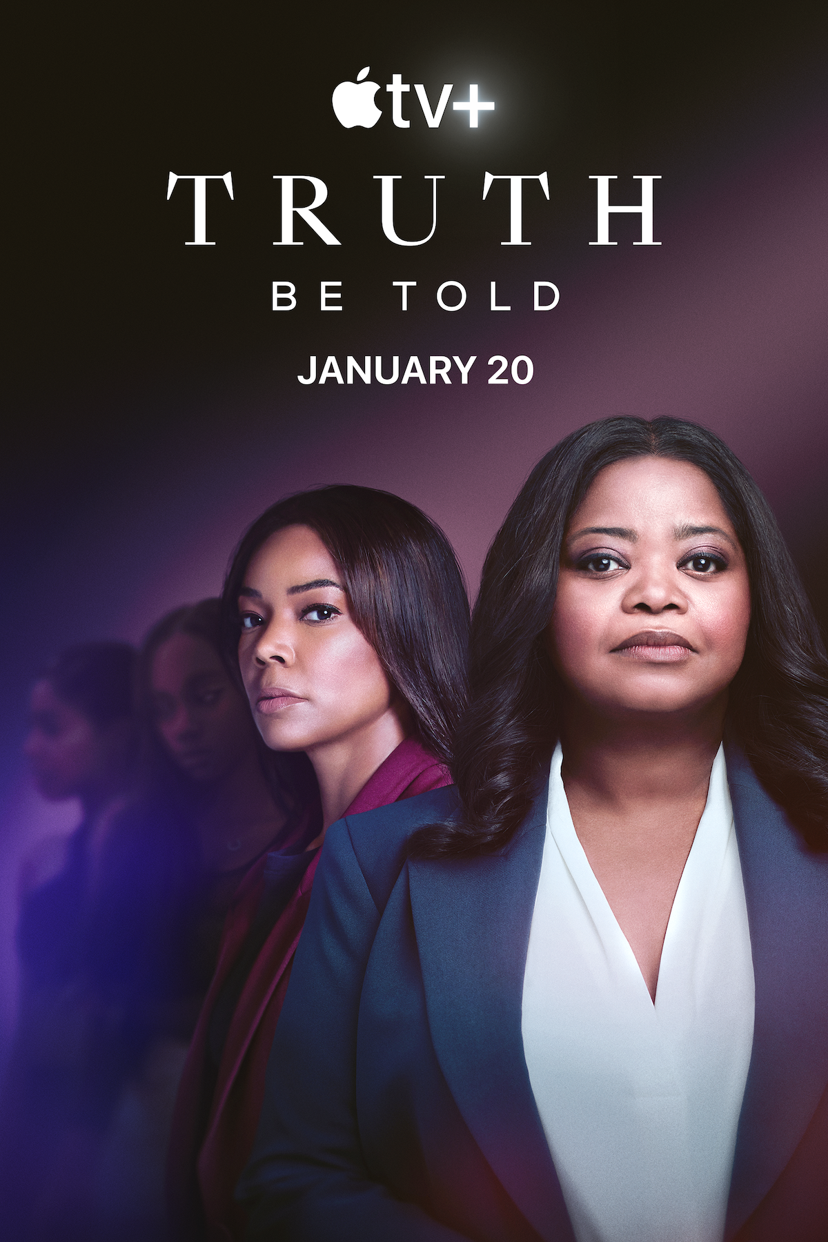 Truth Be Told Season 3 Key art and production still