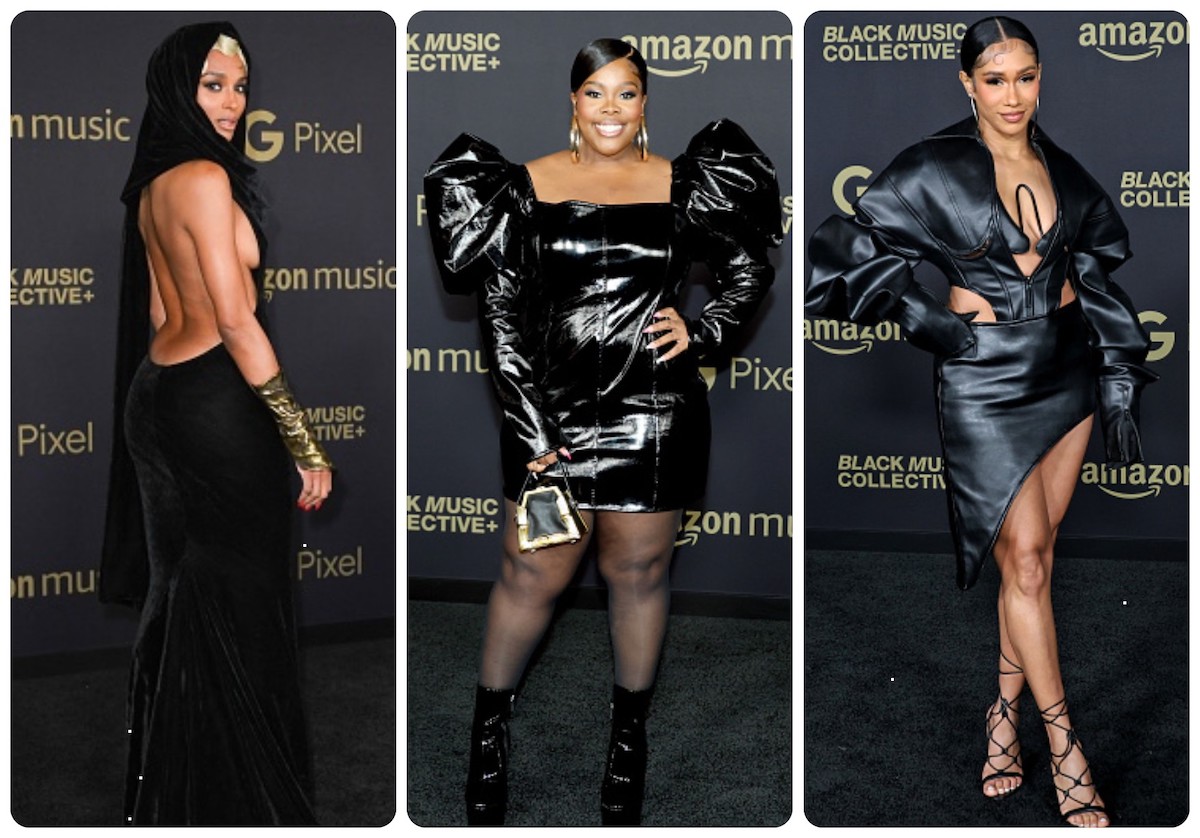 Ciara, Amber Riley and Bia attend the Black Music Collective Grammy Week event