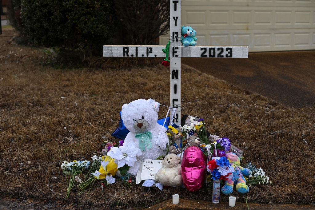 A Memorial For Tyre Nichols In Memphis