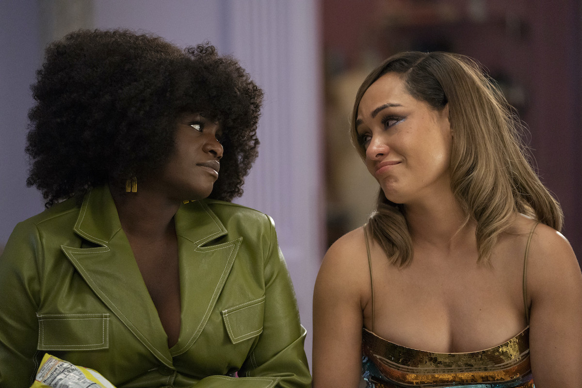 Harlem episodic stills featuring Shoniqua Shandai and Grace Byers