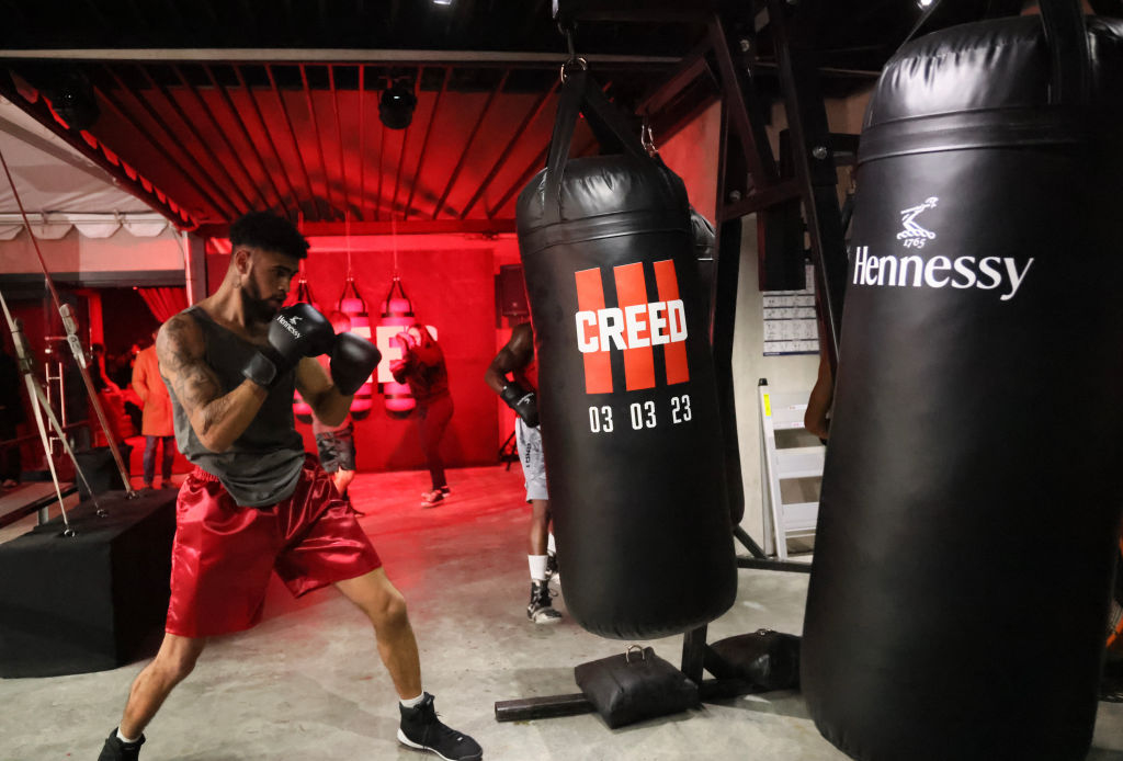 Inside The "Creed III" & Hennessy Gym Pop-Up In Los Angeles, CA On March 2, 2023