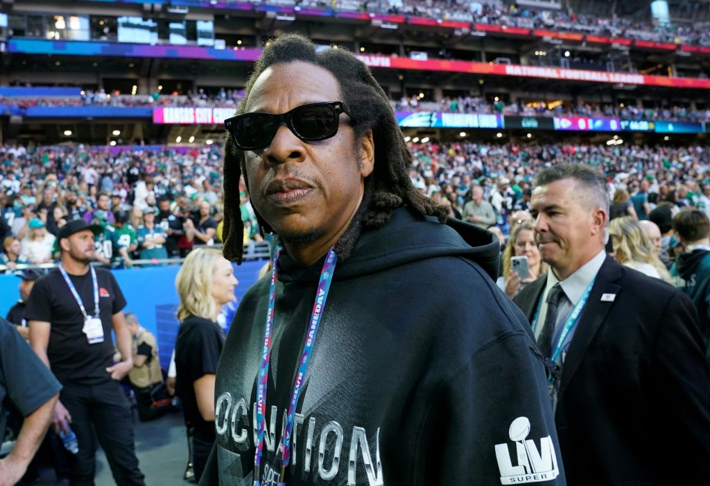 Jay-Z AMFOOT-NFL-SUPERBOWL-LVII-CHIEFS-EAGLES