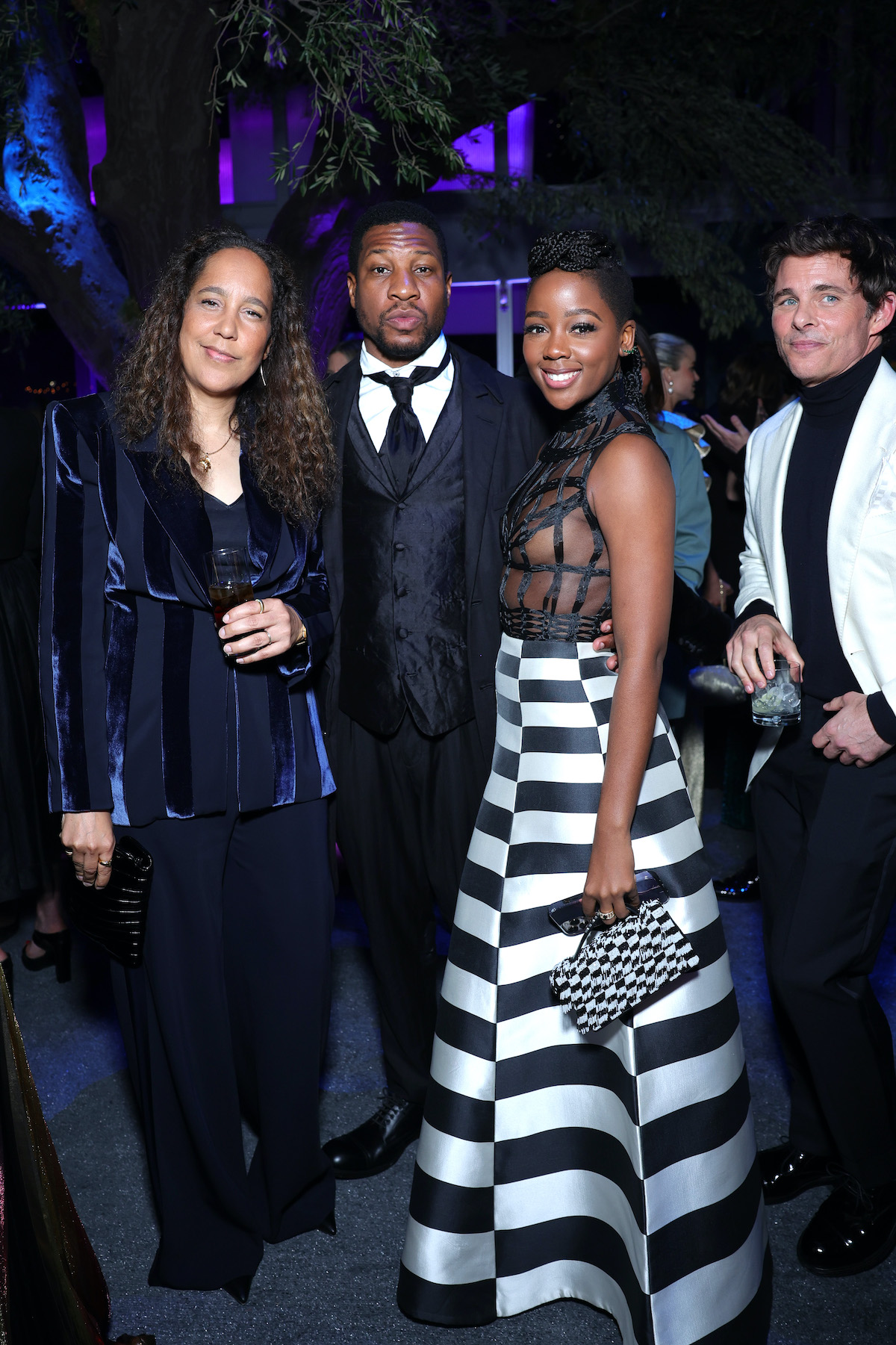 Gina Prince Bythewood, Jonathan Majors, Thuso Mbedu, James Marsden 2023 Vanity Fair Oscars Party