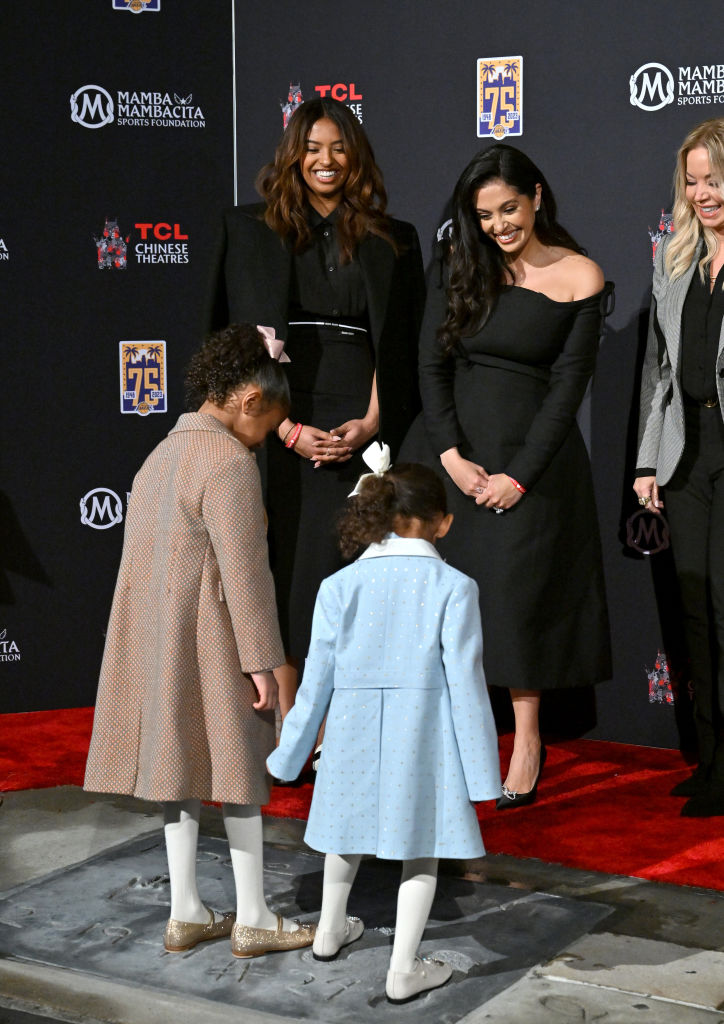 Kobe Bryant's Hand And Foot Prints Placed At TCL Chinese Theatre Forecourt
