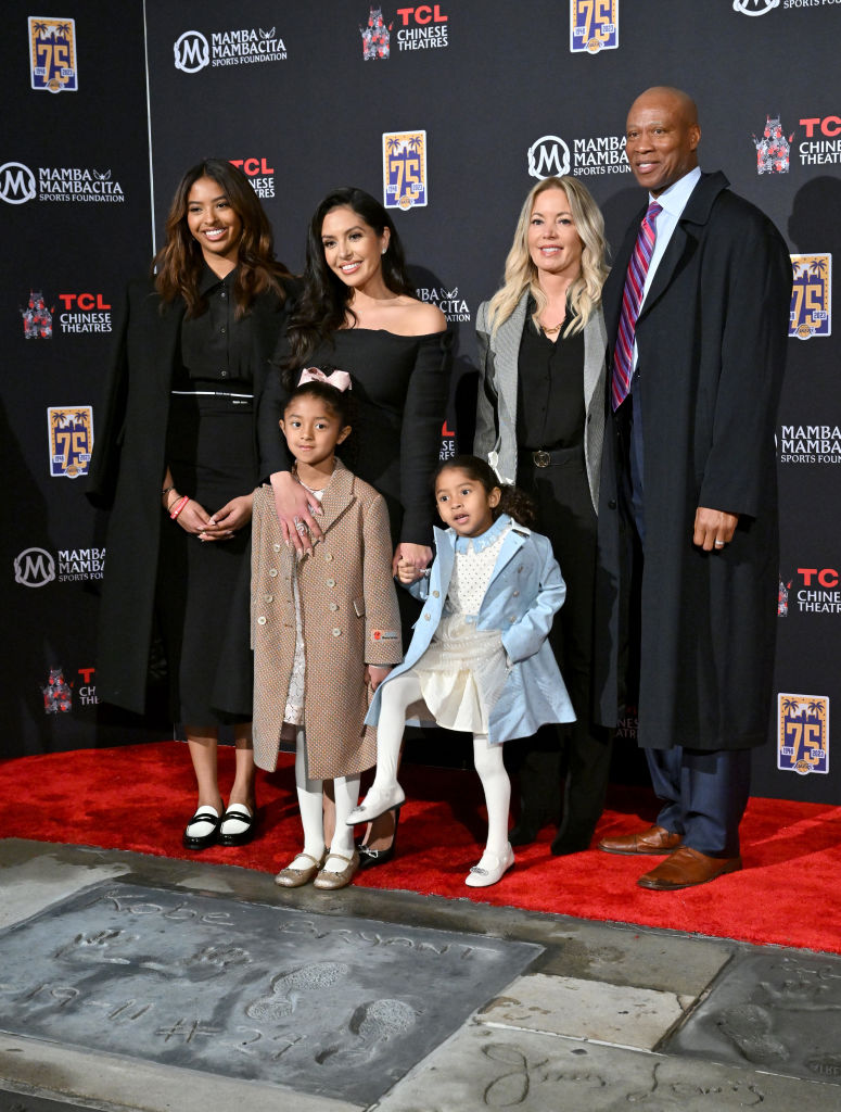 Kobe Bryant's Hand And Foot Prints Placed At TCL Chinese Theatre Forecourt