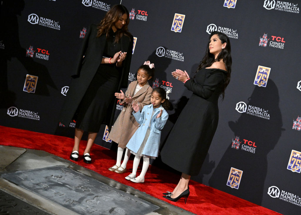 Kobe Bryant's Hand And Foot Prints Placed At TCL Chinese Theatre Forecourt