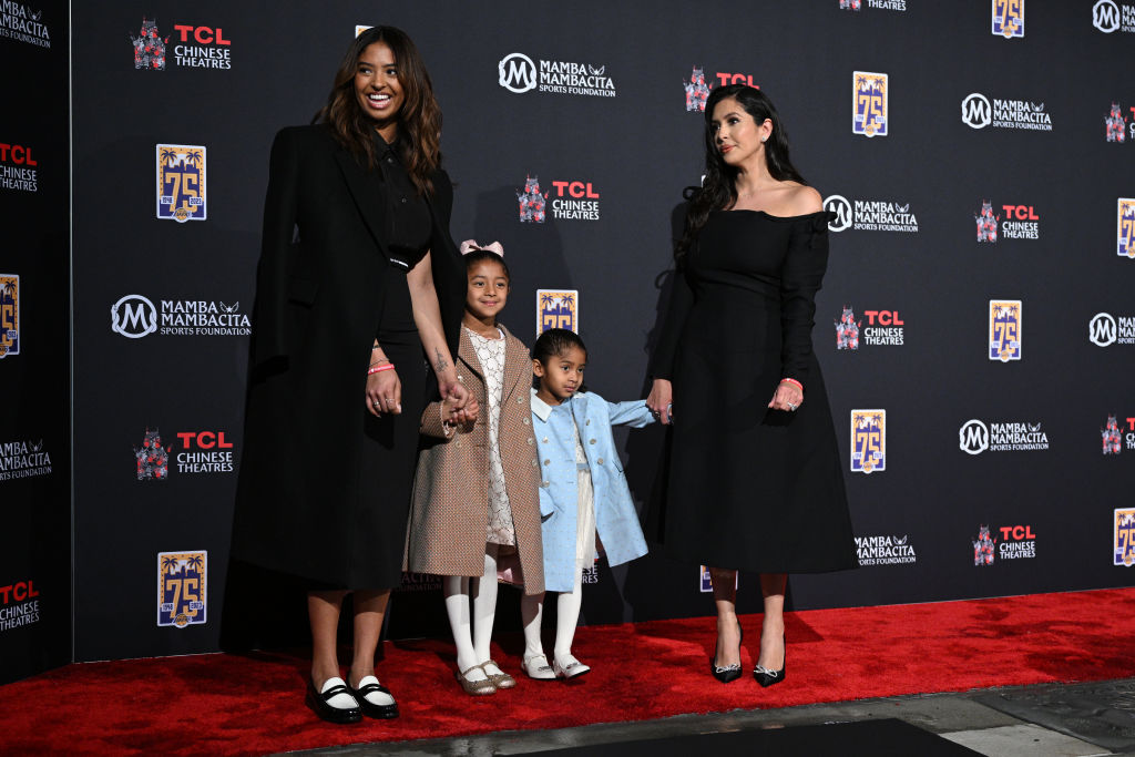 Kobe Bryant's Hand And Foot Prints Placed At TCL Chinese Theatre Forecourt