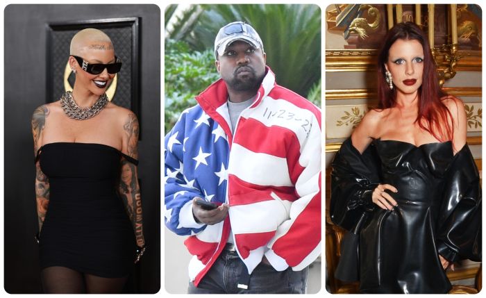 Amber Rose x Kanye West x Julia Fox