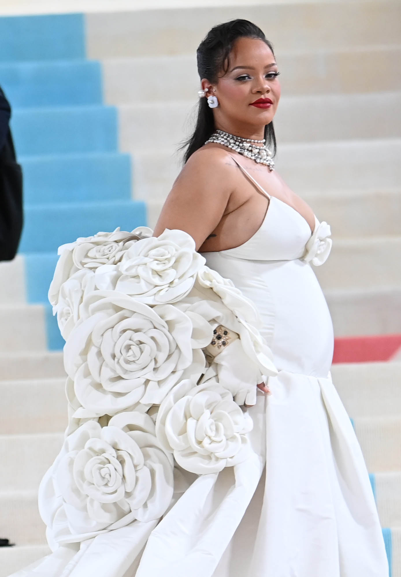The 2023 Met Gala Celebrating "Karl Lagerfeld: A Line Of Beauty" - Street Sightings